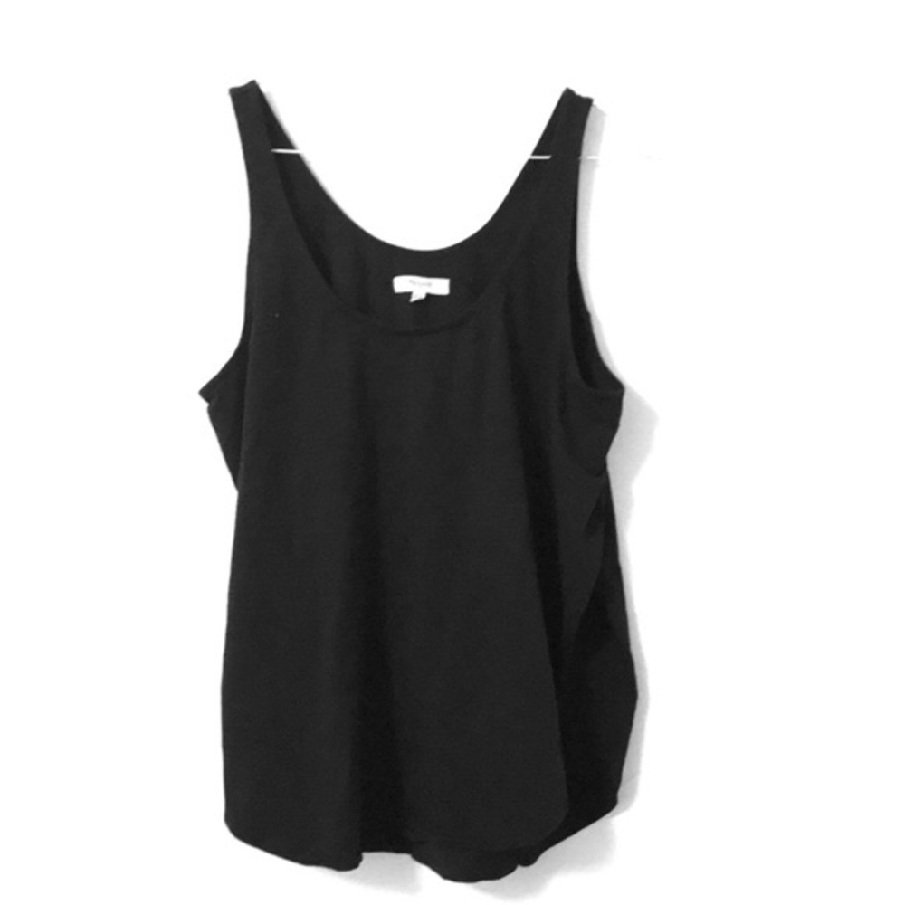 MADEWELL Black Tank Side Slit